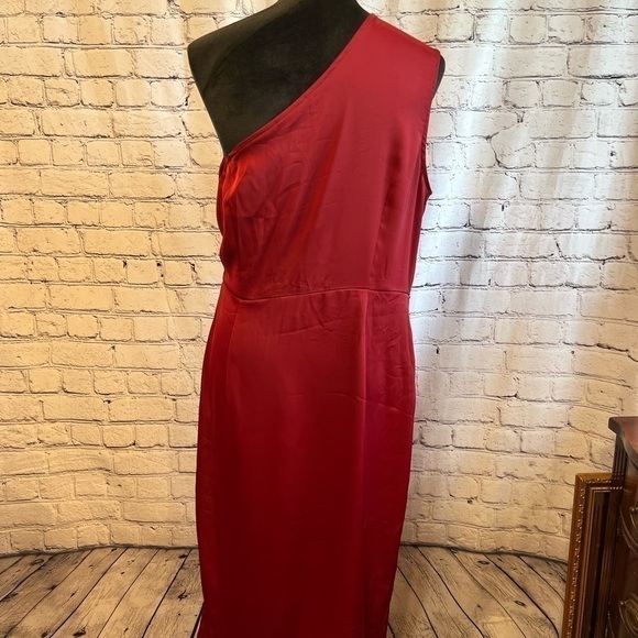 Pretty Garden Res One Shoulder Dress  size M.   NWT - Picture 3 of 16